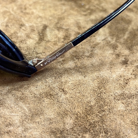 Phillip Lim Black/Gold Round Sunglasses - Picture 8 of 10